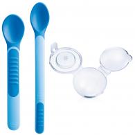 Colheres & Cobertura de Proteção (Feeding Spoons & Cover) Azul - Código 10545